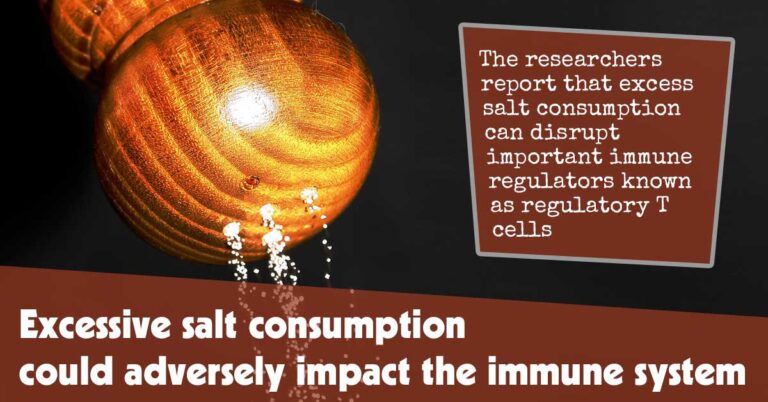 Overconsumption of Salt May Negatively Affect the Immune System