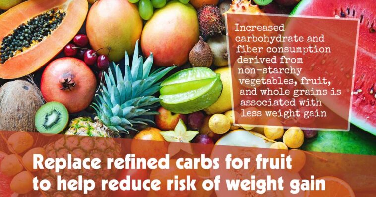 Swap Refined Carbs with Fruit to Lower the Risk of Weight Gain