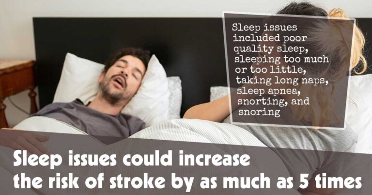 Sleep Problems May Raise Stroke Risk by Up to 5 Times