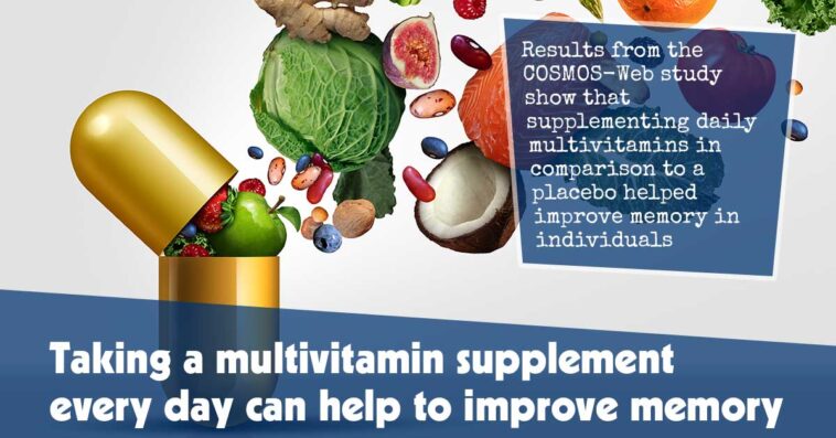 Daily Multivitamin Supplementation May Enhance Memory